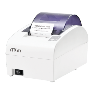 ККТ АТОЛ 55Ф. Белый. Без ФН. RS+USB+Ethernet (5.0)