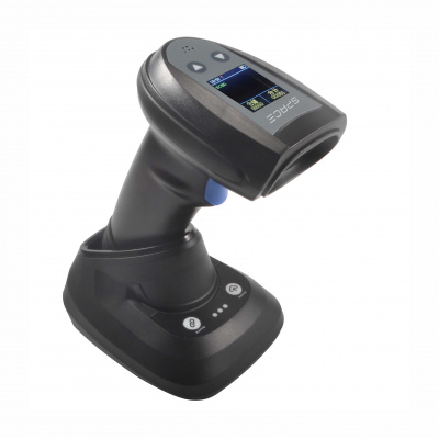 Сканер штрихкода SPACE X-2020RCS-2D-BT ручной, беспроводной, USB, экран (черный)